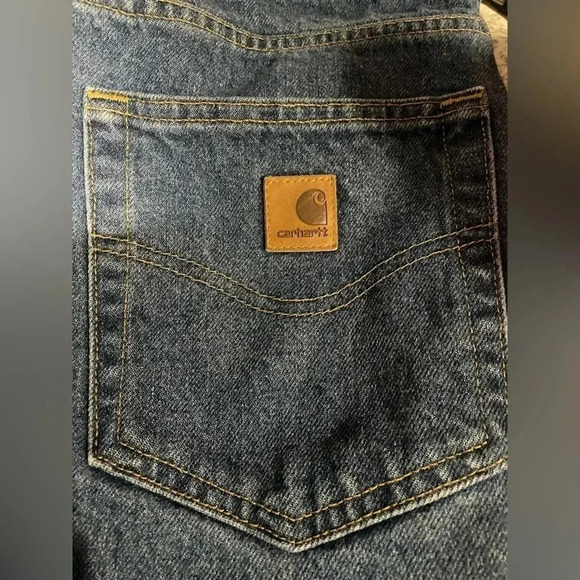 Carhartt Relaxed Fit Jeans. Medium wash. Size 50x32 - Picture 5 of 7